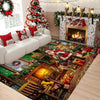 Santa Claus Christmas Rug Large Area Carpet for Living Room Bedroom Home UK