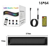 LED Matrix Car Sign 5V USB App Control Scrolling Pixel Panel Programmable IP65