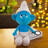 NEW 40cm Cute Smurf Plush Toy – Kawaii Cartoon Doll for Kids Birthday Gift UK
