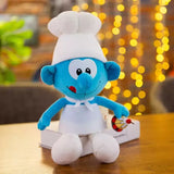 NEW 40cm Cute Smurf Plush Toy – Kawaii Cartoon Doll for Kids Birthday Gift UK