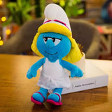 NEW 40cm Cute Smurf Plush Toy – Kawaii Cartoon Doll for Kids Birthday Gift UK