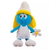 NEW 40cm Cute Smurf Plush Toy – Kawaii Cartoon Doll for Kids Birthday Gift UK