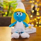 NEW 40cm Cute Smurf Plush Toy – Kawaii Cartoon Doll for Kids Birthday Gift UK