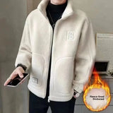 Men's Winter Fleece-lined Thickened Woolen Jacket Autumn/winter New Warm