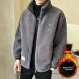 Men's Winter Fleece-lined Thickened Woolen Jacket Autumn/winter New Warm
