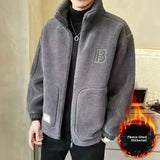 Men's Winter Fleece-lined Thickened Woolen Jacket Autumn/winter New Warm