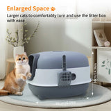 Large Self Cleaning Cat Litter Tray Automatic UV Sterilization Cat Potty Box Pan