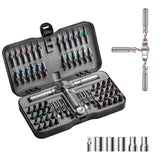 66 in 1 Magnetic Screwdriver Set DIY Ratchet Screwdriver Multi Bit Drive Set