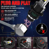 D2S D4S Led Car Headlights Bulb D2R D4R LED Car Light High Power 4000W 1:1 Plug