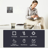 WiFi Smart Thermostat Central Heating Underfloor / Gas Boiler / Water LCD Tuya