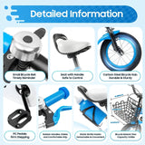 12 Inch Kids Bike for 2-10 Years Old Children Girls Bicycle Cycling Stabiliser