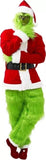 The Grinch Costume Mask Cosplay Adult Christmas Santa Suit Fancy Dress Outfit UK