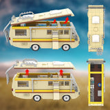Breaking Bad RV Model Building Blocks Camper Van Collectible Vehicle Car Toy Set