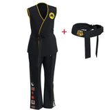 The Karate Kid Daniel LaRusso Cosplay Costume Karate Kid Adult Uniform Outfit UK