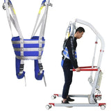 Large Full Body Lift Sling Patient Walking Standing Aid Adjustable Waist Range