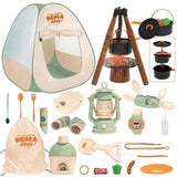 Kids Camping Set Toy Explorer Kit w/ Optional Tent Campfire Binoculars Gift UK