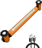 Rechargeable Work Light Bar 3000LM, Magnetic Hook, 6 Modes for Garage Car Use