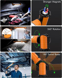 Rechargeable Work Light Bar 3000LM, Magnetic Hook, 6 Modes for Garage Car Use