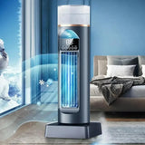 Tower Fan Air Cooling Bladeless Fan 6 Speeds Timer Remote Control