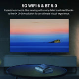 New T95Pro Android13.0 TV Box 4+128GB Quad Core 6K HDR Media Player WIFI Upgrade