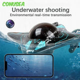 6Ch RC Submarine with Camera - FPV Remote Control Boat for Kids
