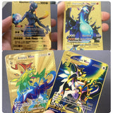 Pokémon 10000point Metal Legendary Cards VMAX Gold Card Limited for Kids Gifts**