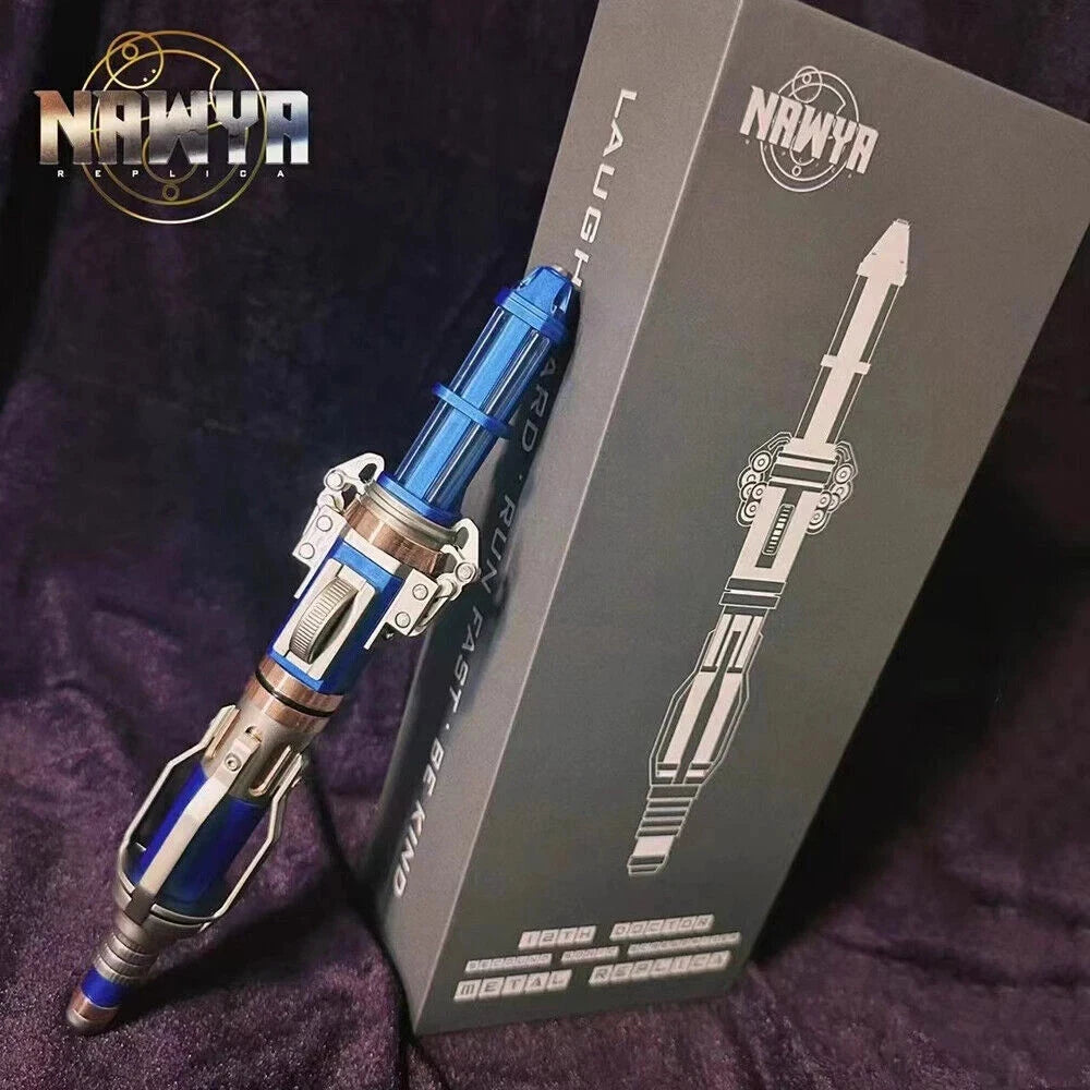 Doctor Who 10th Metal Sonic Screwdriver 12th LED Replica Toys Aluminium