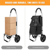 Shopping Cart Large Lightweight Folding Trolley Waterproof Bag 2 Wheel Large New