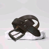 100% Genuine Pure Thick Leather High Quality Men Leather Belts 1.5 Belt Buckle