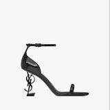 2025 selling European and American high heels with buckle and letter design