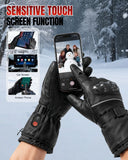 Rechargeable 6000mAh Battery Electric Heated Gloves Motorcycle Waterproof