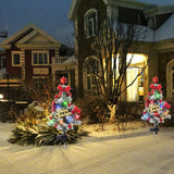 Upgraded Solar Christmas Tree Garden Stake Lights - Solar-Powered Outdoor