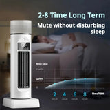 Tower Fan Air Cooling Bladeless Fan 6 Speeds Timer Remote Control