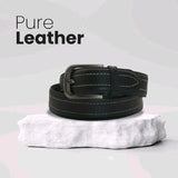 100% Genuine Pure Thick Leather High Quality Men Leather Belts 1.5 Belt Buckle