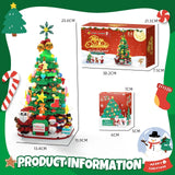 Christmas Tree Building Block Set – 24 Days Advent Calendar with Lights