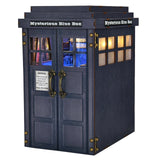 DIY Book Nook Kit Mysterious Telephone Booth Wooden Puzzle Bookshelf Bookend