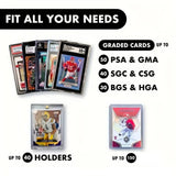 Graded Card Storage Case Box Weatherproof For 40+ Sports Trading Cards PSA BGS