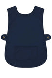 Ladies Plain Tabard Apron Pinafore Overall Kitchen Cleaning With Pocket
