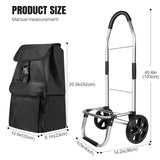 Shopping Cart Large Lightweight Folding Trolley Waterproof Bag 2 Wheel Large New