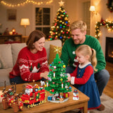 24 Grids Xmas Advent Calendar 2025 Christmas Tree Building Blocks Xmas Blind Box