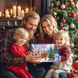 24 Grids Xmas Advent Calendar 2025 Christmas Tree Building Blocks Xmas Blind Box