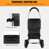 Shopping Cart Large Lightweight Folding Trolley Waterproof Bag 2 Wheel Large New