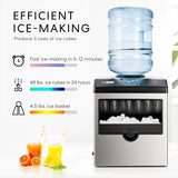 1.2L Counter Top Smart Electric Ice Cube Maker Machine Auto Self-cleaning