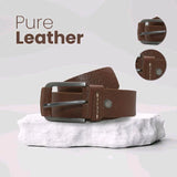 100% Genuine Pure Thick Leather High Quality Men Leather Belts 1.5 Belt Buckle