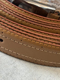 100% Genuine Pure Thick Leather High Quality Men Leather Belts 1.5 Belt Buckle