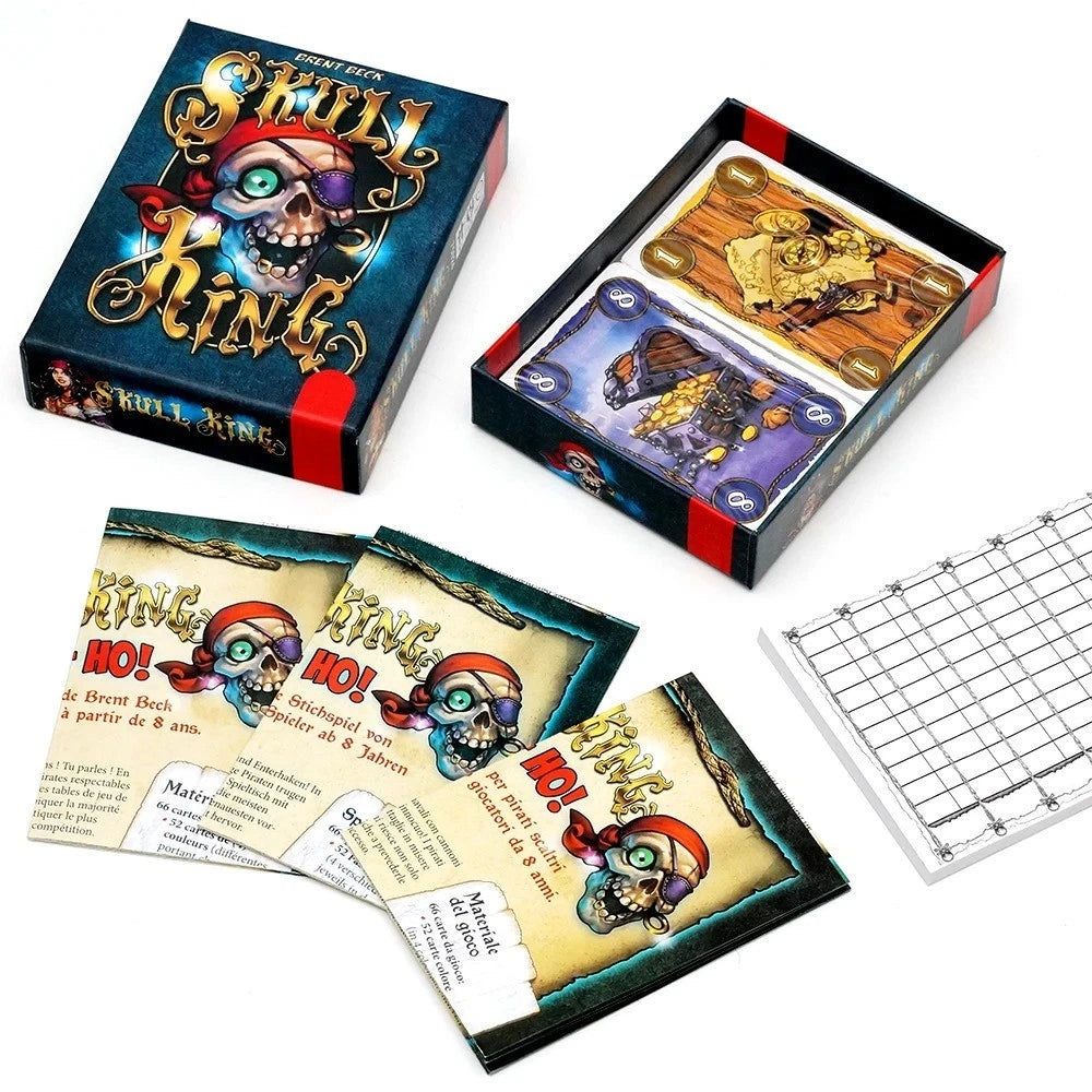 Grandpa Beck's Games Cover Your Assets Skull King Card Game Family Party Game