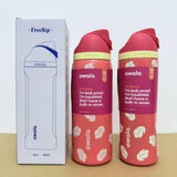 Owala Freesip Water Bottle Stainless Steel 24oz 32oz Multicolor Blue Bow Bottle
