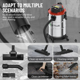 1200W Wet & Dry Vacuum Cleaner Industrial Water and Dirt 3-in-1 Blower Vac 20L