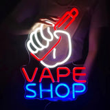 Vape Shop Neon Sign LED Retail Convenience Store Window Display