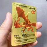 Pokémon 10000point Metal Legendary Cards VMAX Gold Card Limited for Kids Gifts**